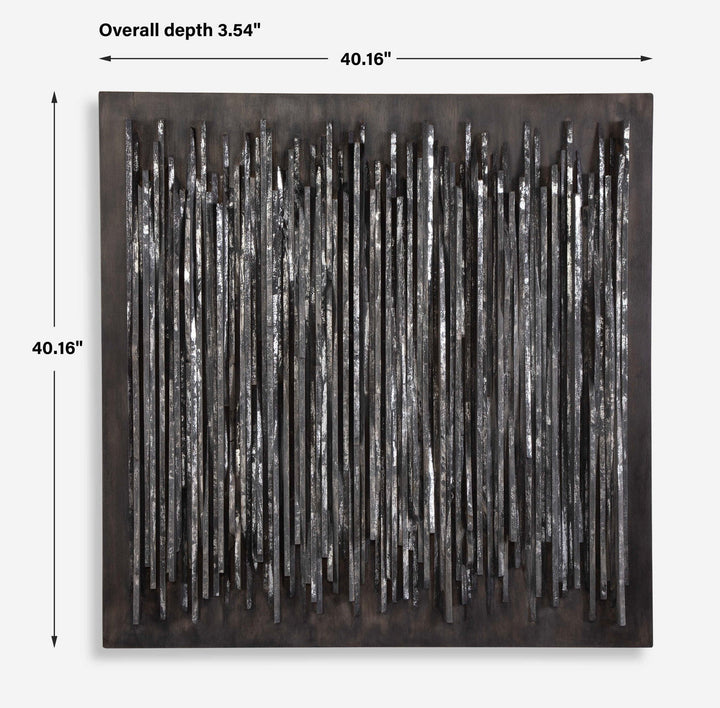 Emerge - Modern Wooden Wall Decor - Dark Brown