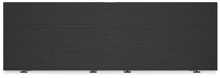 Charlang - Black / Gray - Six Drawer Dresser