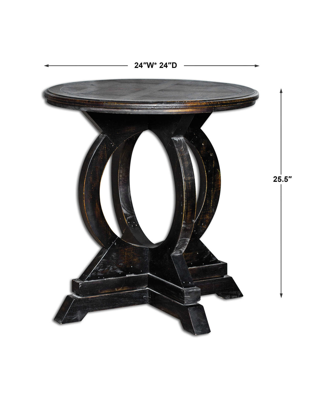 Maiva - Side Table - Black