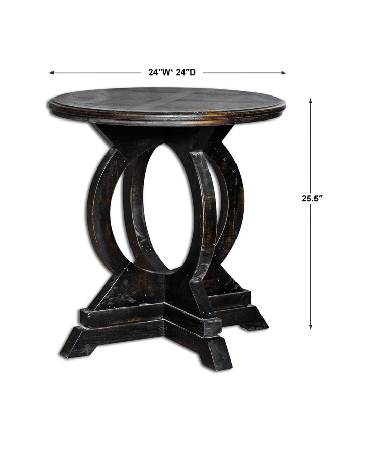 Maiva - Side Table - Black
