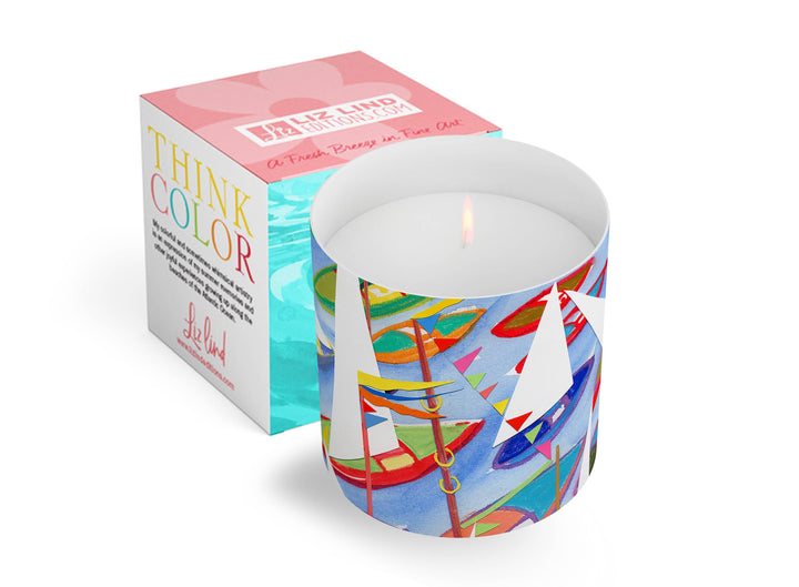 Sunday Regatta Boxed Candle