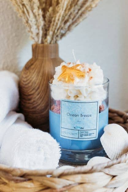 Ocean Breeze Dessert Candle