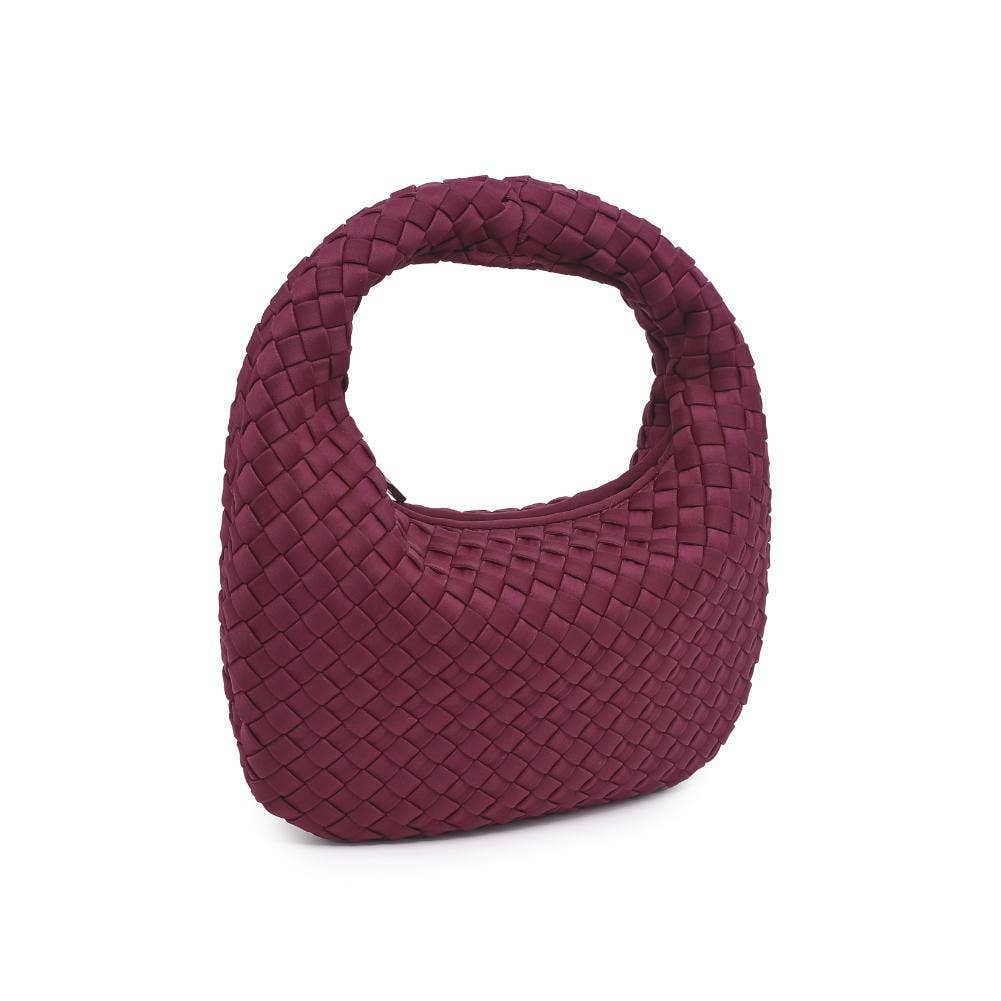 Dare to Dream - Small Woven Neoprene Clutch: Dark Denim