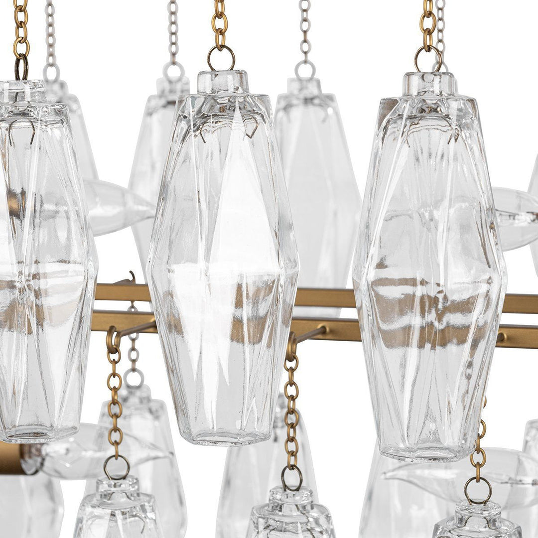 Tressia - Chandelier - Brass