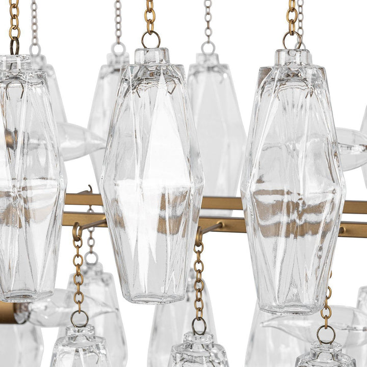 Tressia - Chandelier - Brass