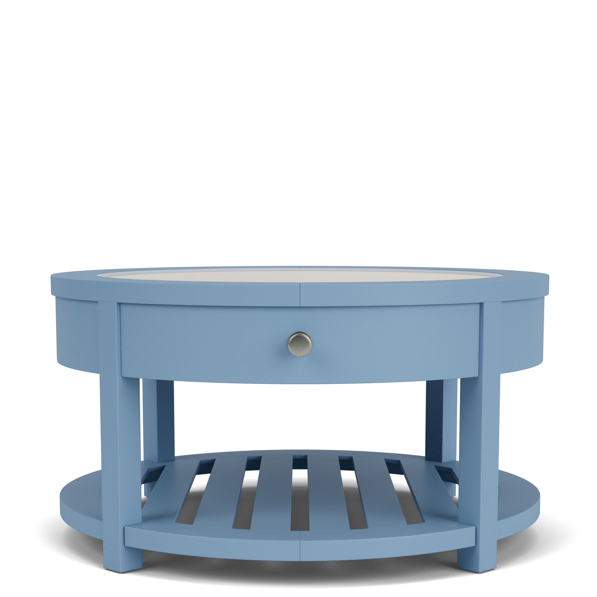 Rosalie - Round Cocktail Table - Blue