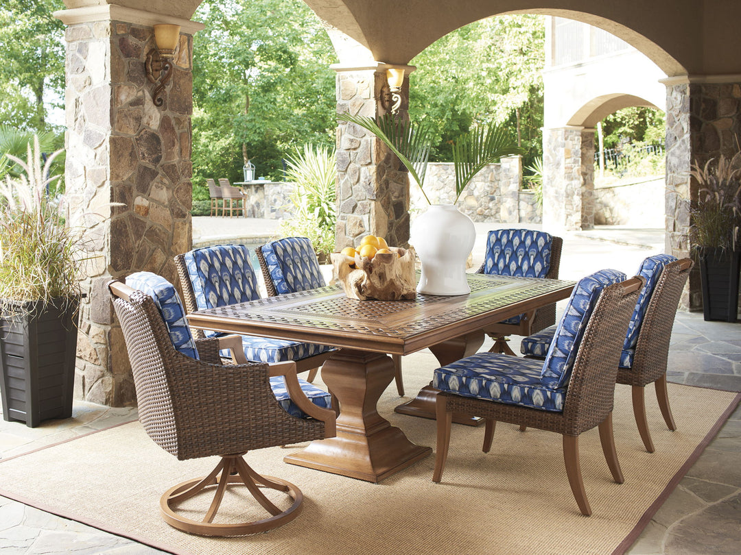 Harbor Isle - Rectangular Dining Table - Dark Brown
