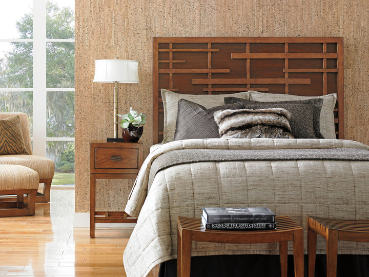 Island Fusion - Hana Night Table - Dark Brown
