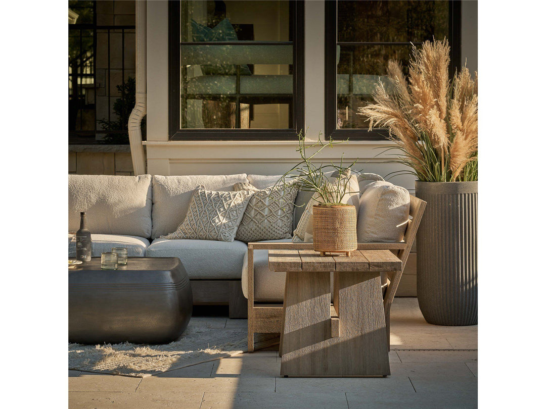 Coastal Living Outdoor / Saratoga - Rectangle End Table - Light Brown