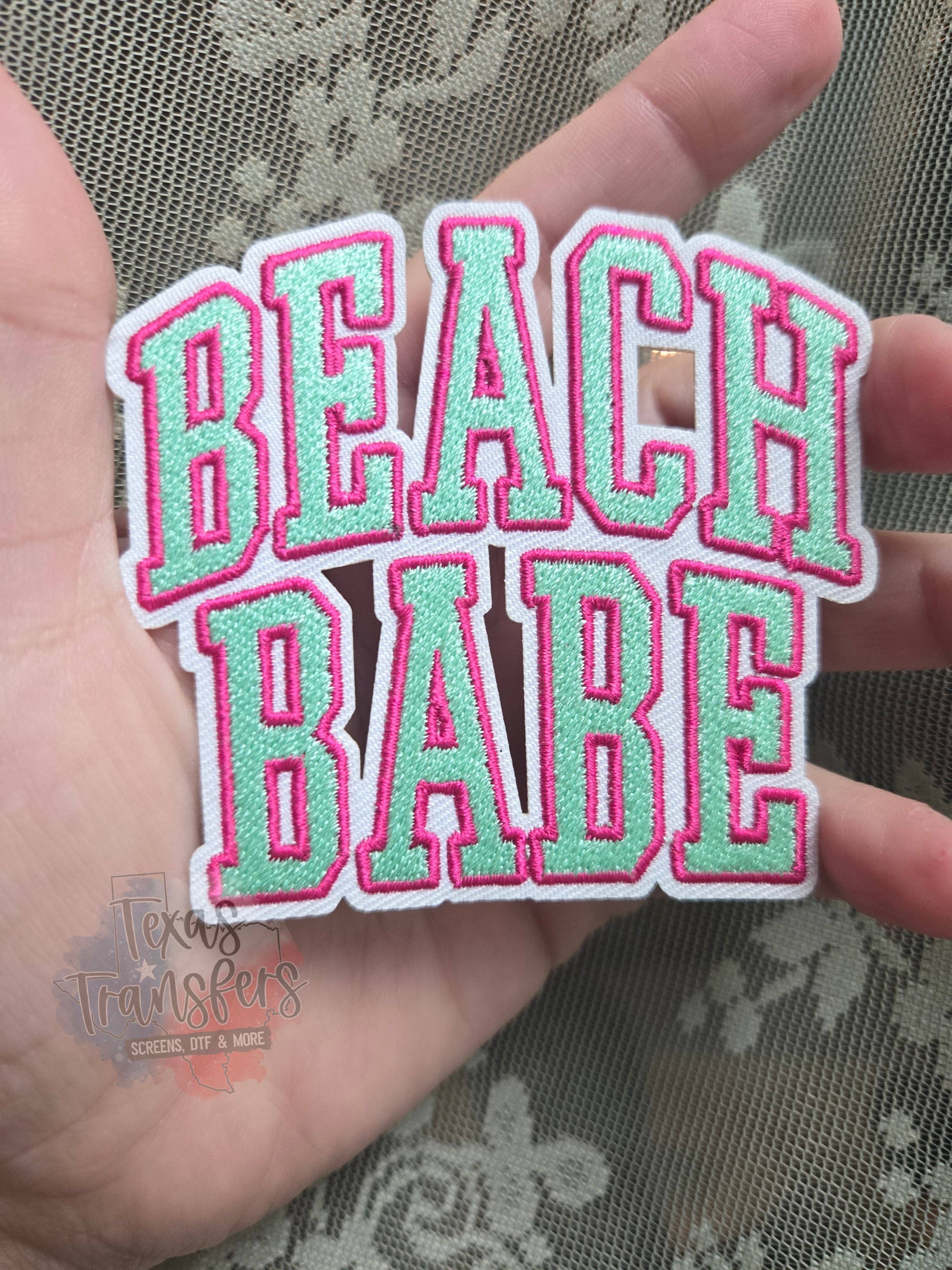 Beach Babe Iron-On Patch