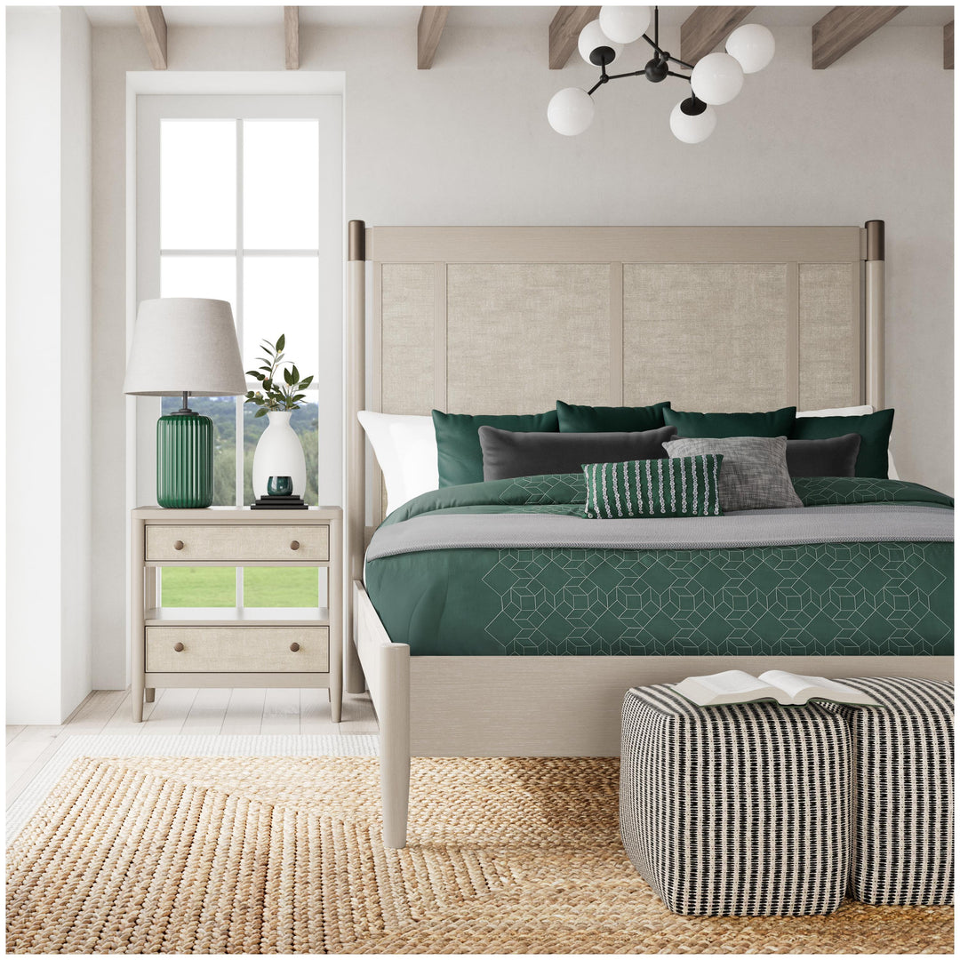 Laguna - Two Drawer Nightstand - Beige