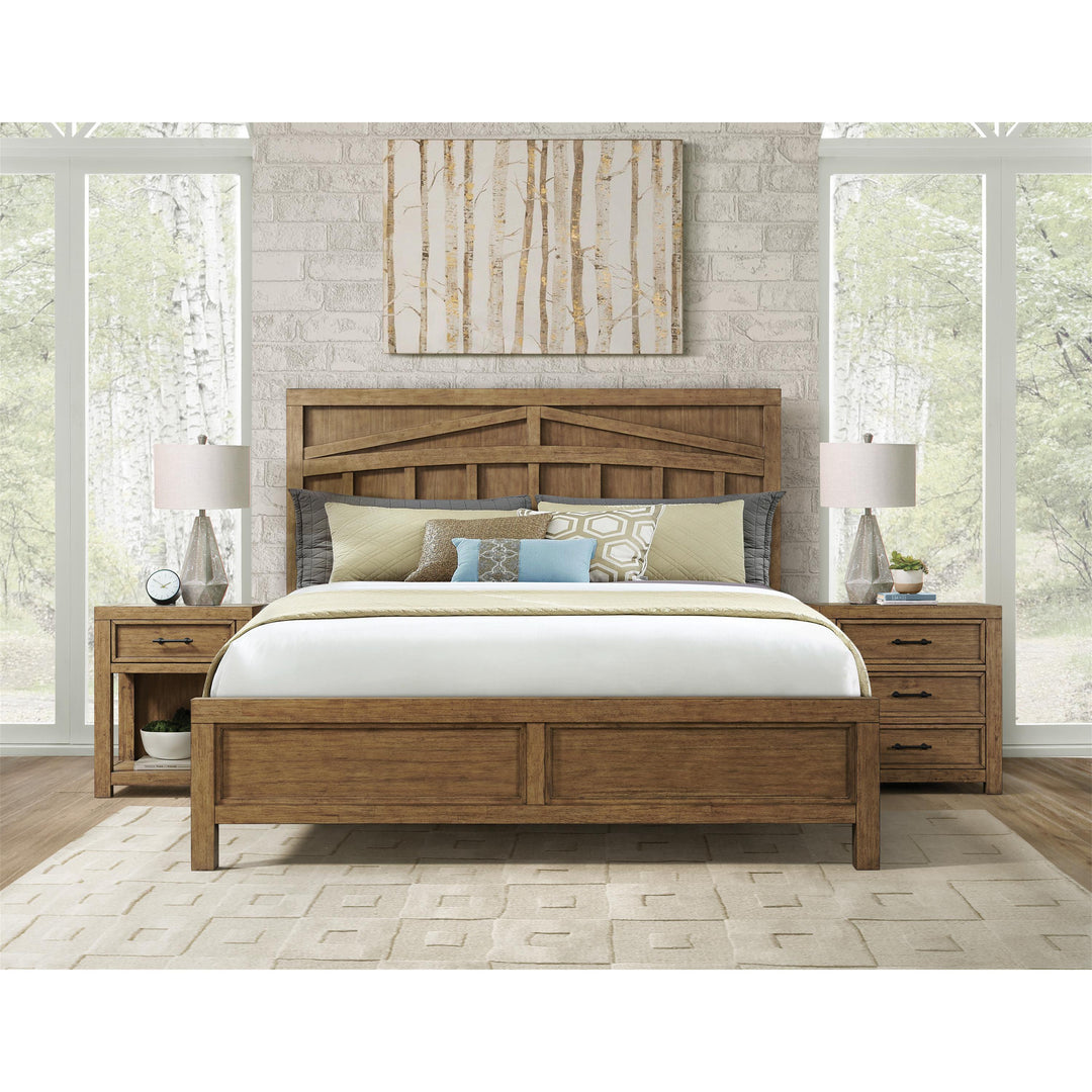 Bozeman - Three Drawer Nightstand - Light Brown