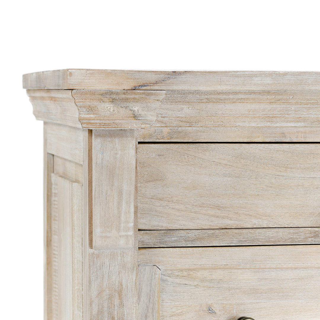 Adelaide - 6 Drawer Chest - Natural White Wash