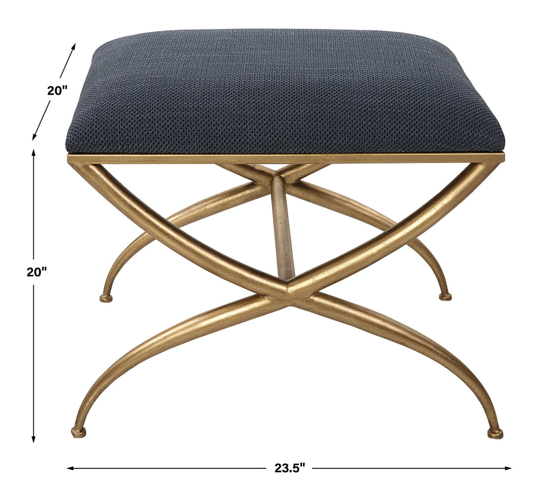 Crossing - Small Bench - Navy