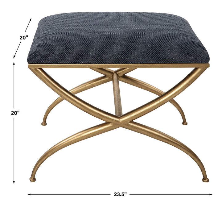 Crossing - Small Bench - Navy
