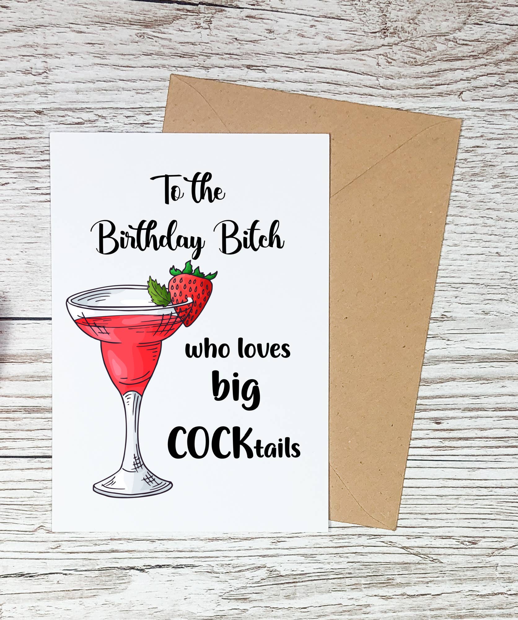 Birthday Bitch Card, Adult Humor, Best Friend Snarky Cards