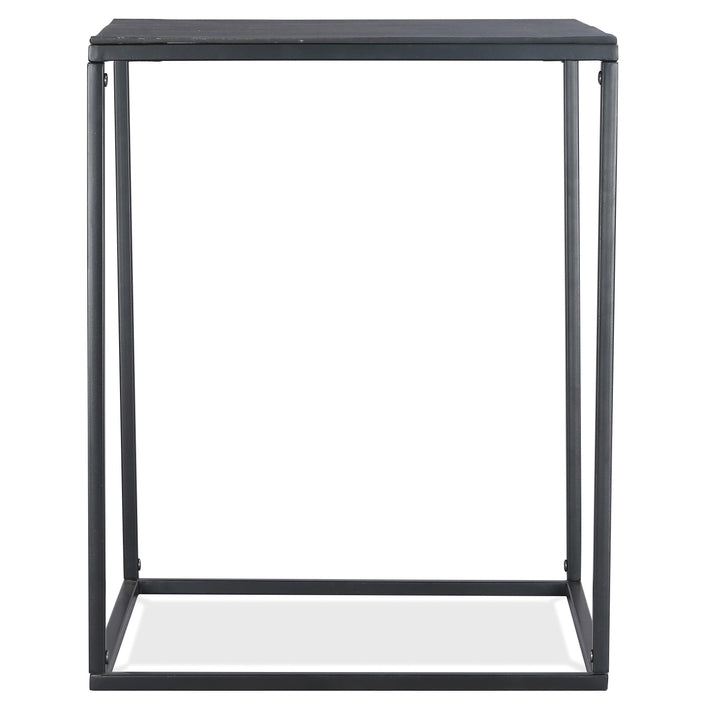 Declan - Square Side Table - Black