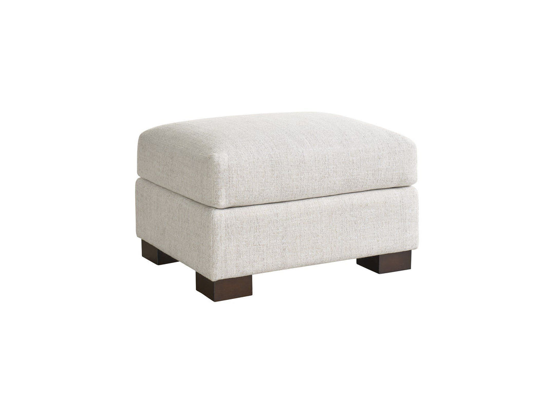 Brooklyn - Ottoman - Pearl Silver