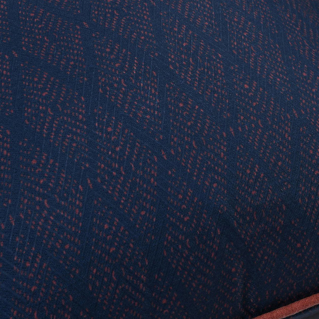Terranea - Indoor/Outdoor Gulf Pillow - Dark Blue/Red