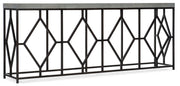 Ciao Bella - Metal And Concrete Console Table - Dark Gray / Black