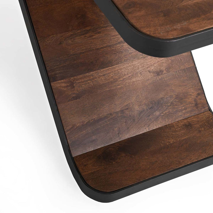 Campbell - End Table - Dark Brown