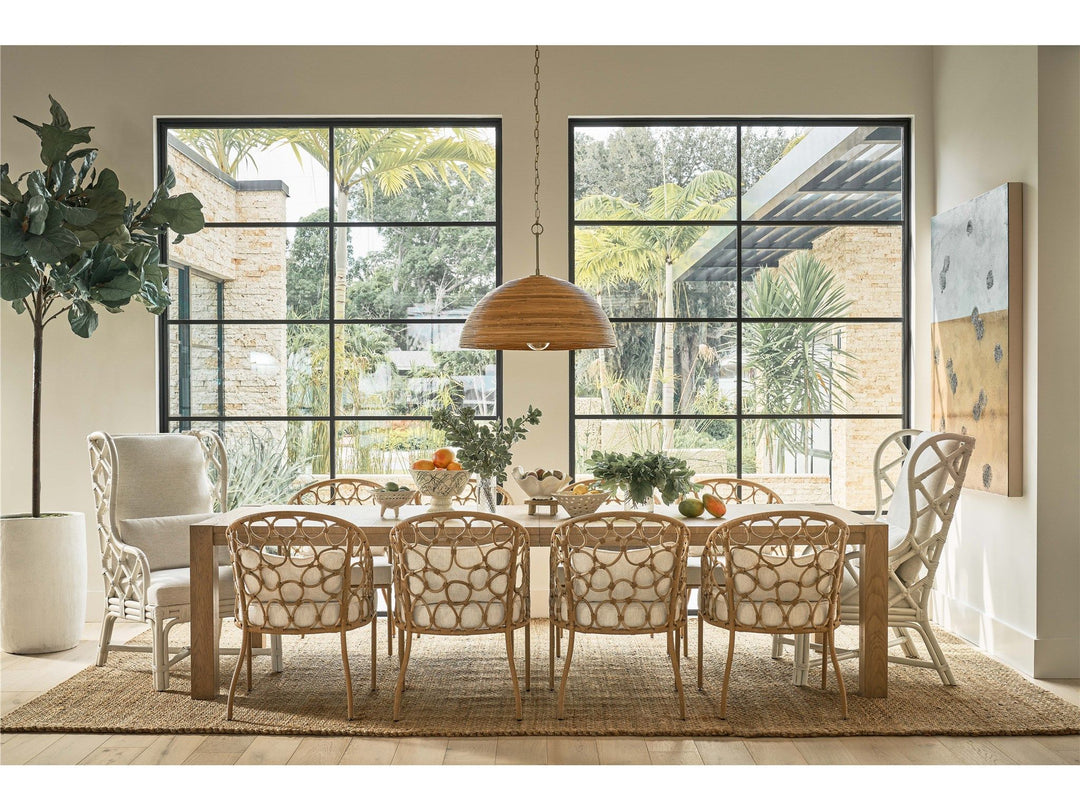 Weekender Coastal Living Home / Santa Rosa - Arm Chair - Pearl Silver