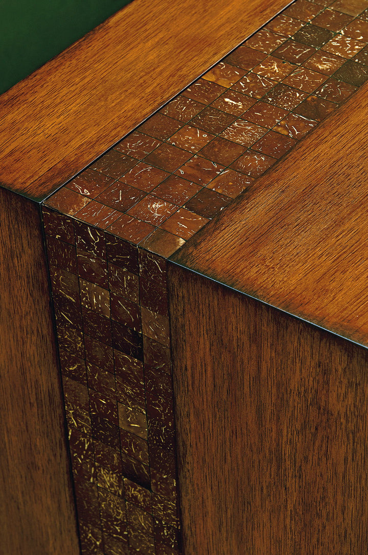 Island Fusion - Turtle Island Console - Dark Brown
