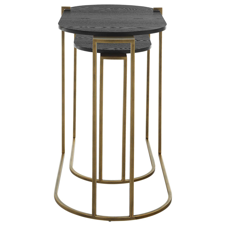 Aztec - Wood Nesting Tables (Set of 2)