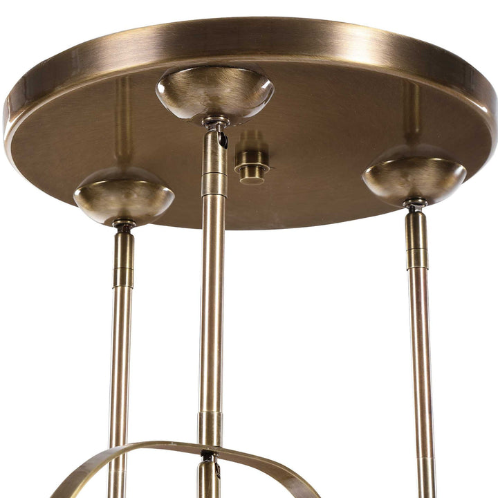 Mimas - 3 Light Cluster Pendant - Gold