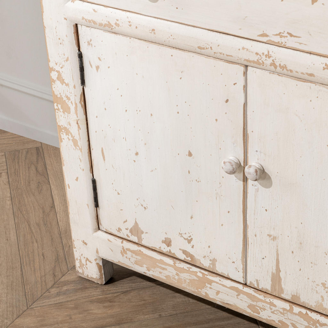 Holden - 2 Doorawers 4 Door Buffet - Worn White