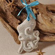 Octopus Sand Ornament: Ribbon and Glitter