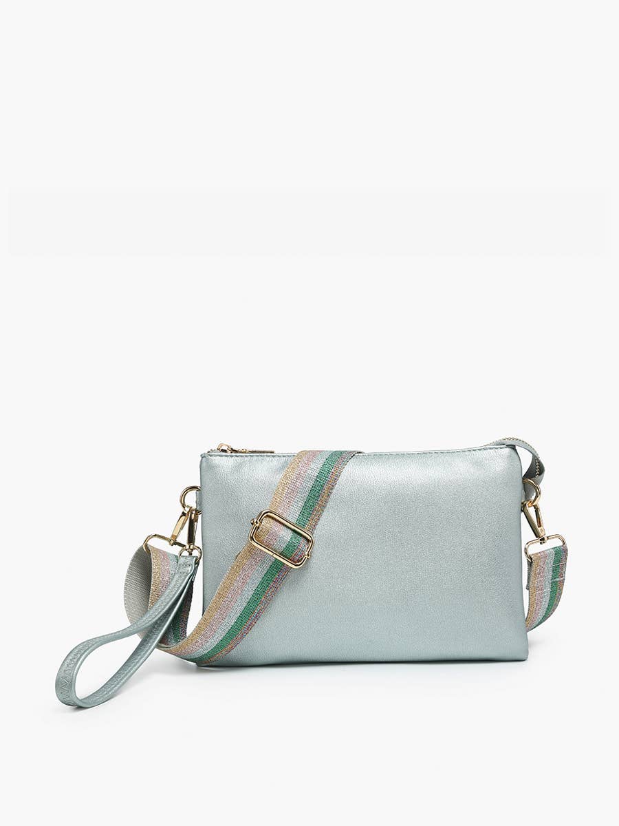 M2056 Izzy Crossbody w/ Guitar Strap: Brown