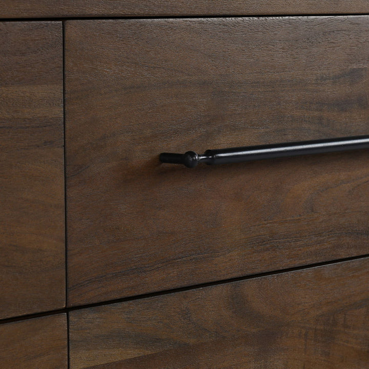 Jaxon - 9 Drawer Dresser - Cocoa Brown