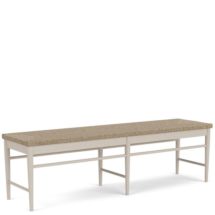 Laguna - Rush Seat Dining Bench - Beige