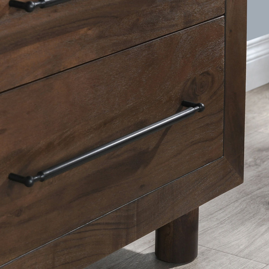 Jaxon - 9 Drawer Dresser - Cocoa Brown