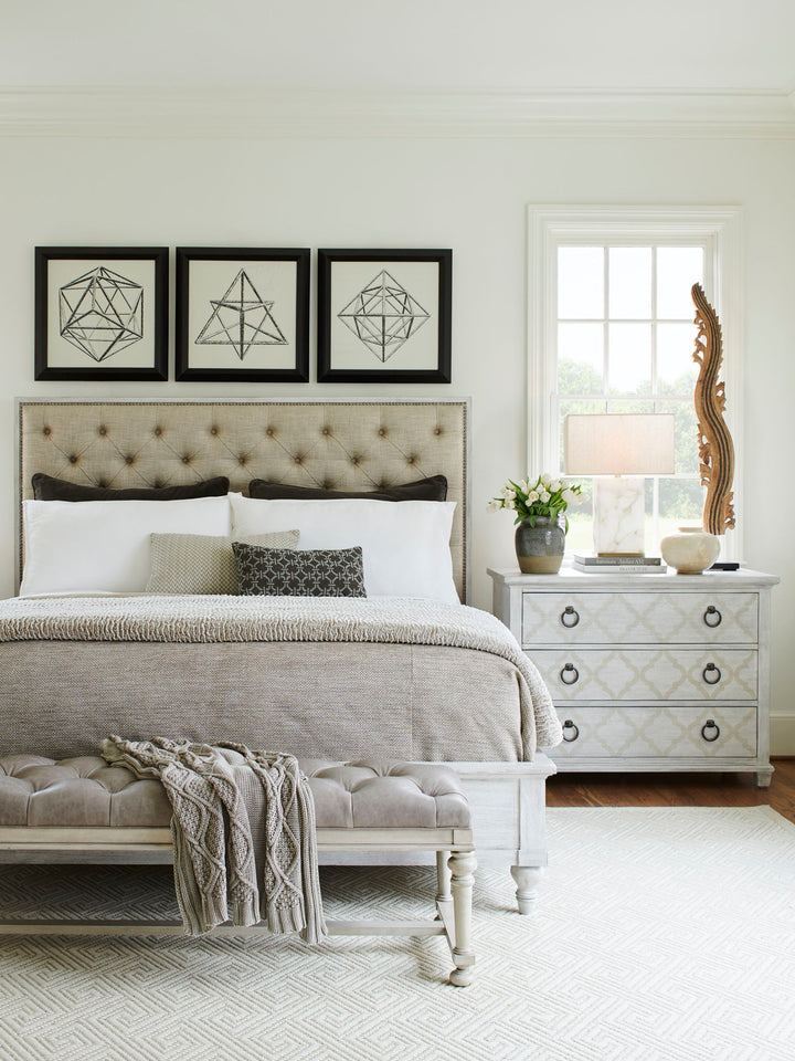 Oyster Bay - Brookhaven Hall Chest - Pearl Silver