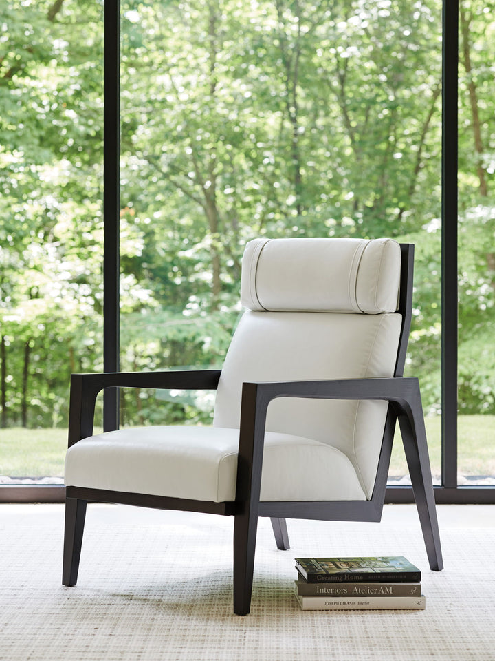 Palm Desert - Covina Leather Chair - White