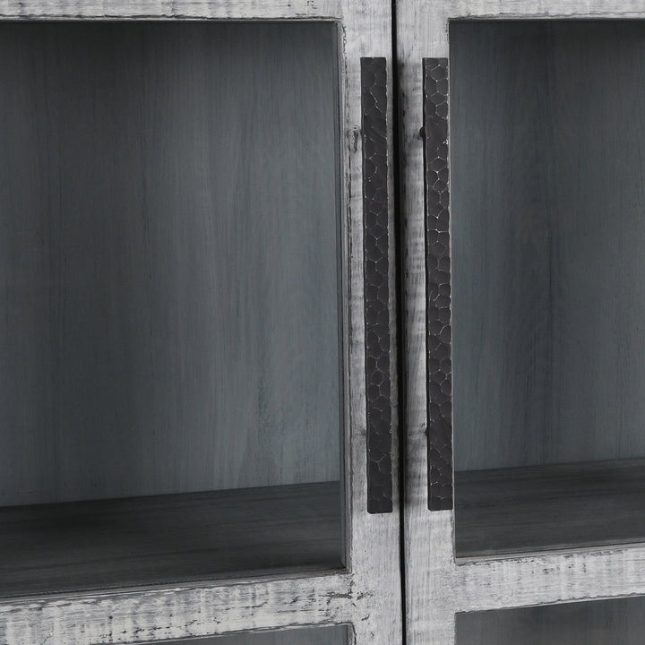 Simon - Tall Cabinet - Antique Blue