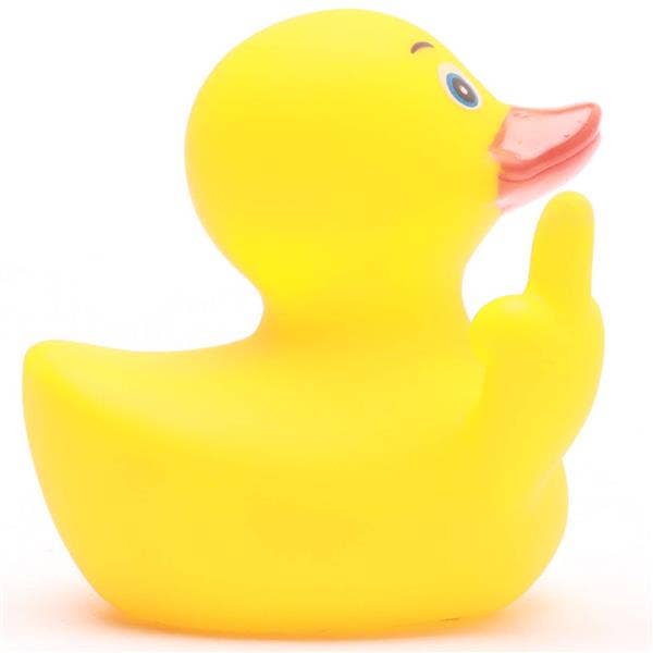 Duck You Rubber Duck - Middle Finger Rubber Duck