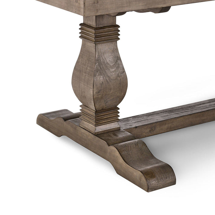 Caleb - Solid Wood Rectangle Dining Table - Brown
