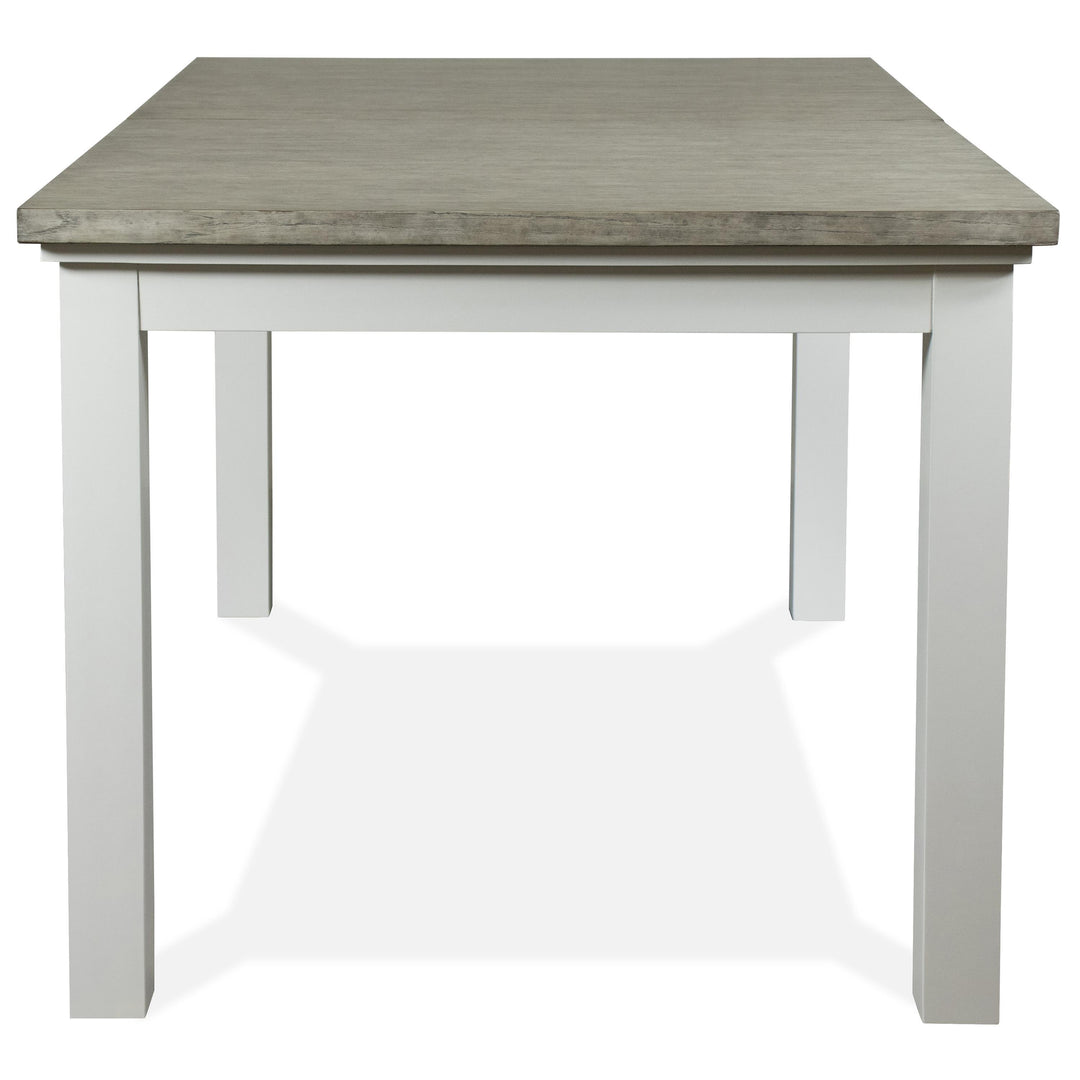 Cora - Rectangular Leg Dining Table - Cloud / Fog