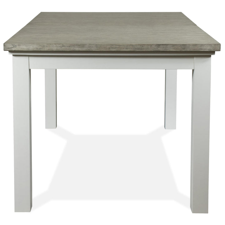 Cora - Rectangular Leg Dining Table - Cloud / Fog