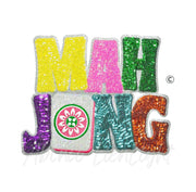 Mahjong Sequins Patch - Large