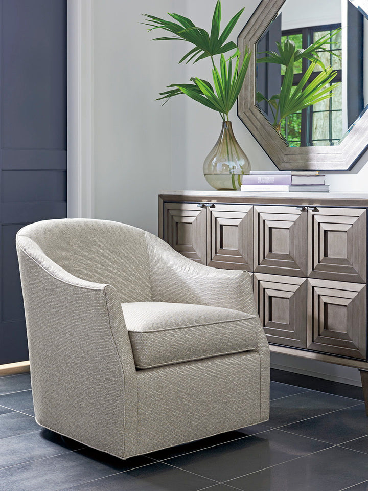 Ariana - Escala Swivel Chair - Blue