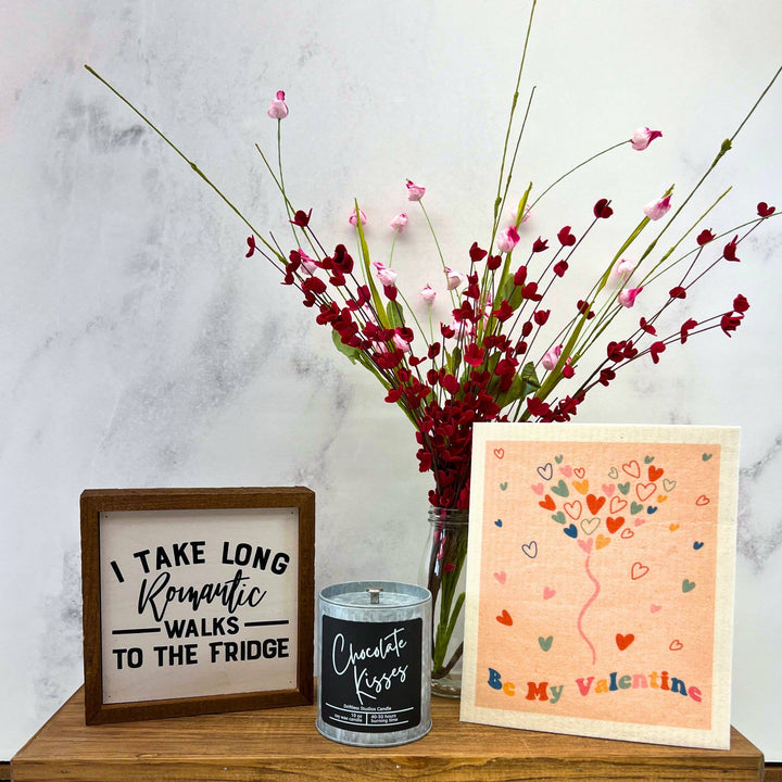 6x6 Long Romantic Walks Funny Valentines Day Sign