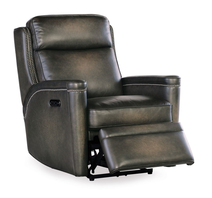 SS - Hamilton Power Recliner With Power Headrest