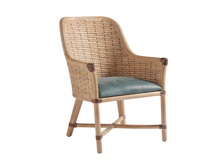 Los Altos - Keeling Woven Arm Chair - Light Brown