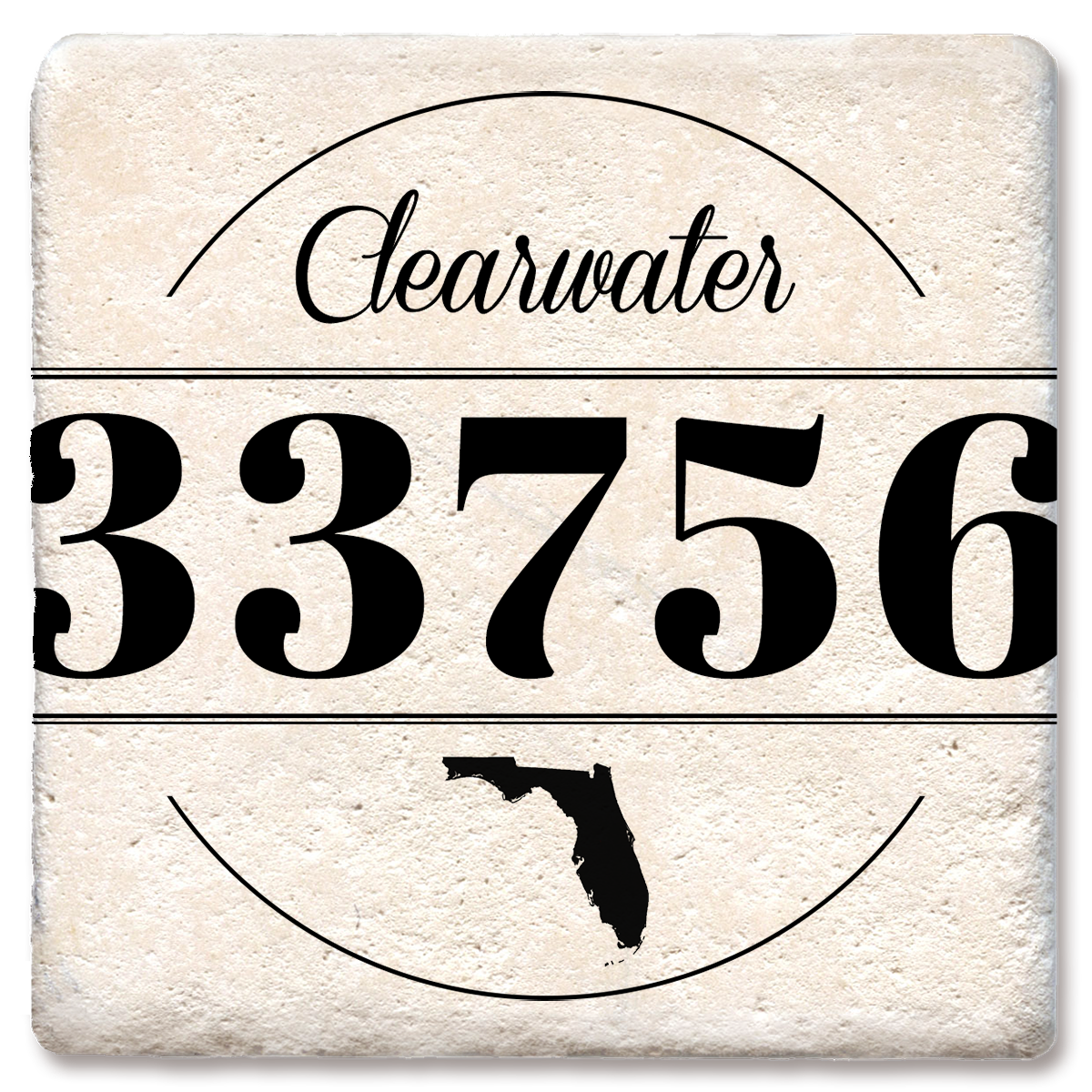 Zip Code Custom Coaster