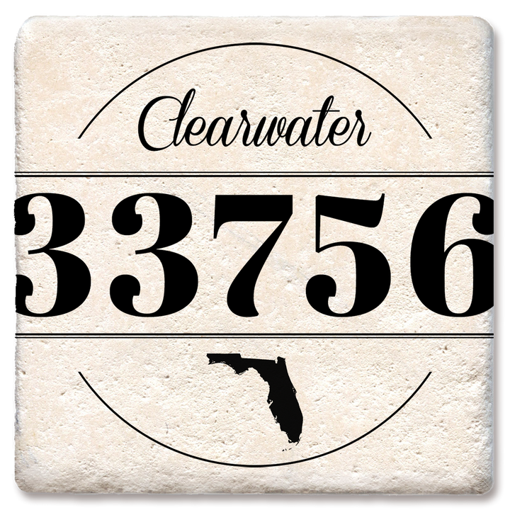 Zip Code Custom Coaster