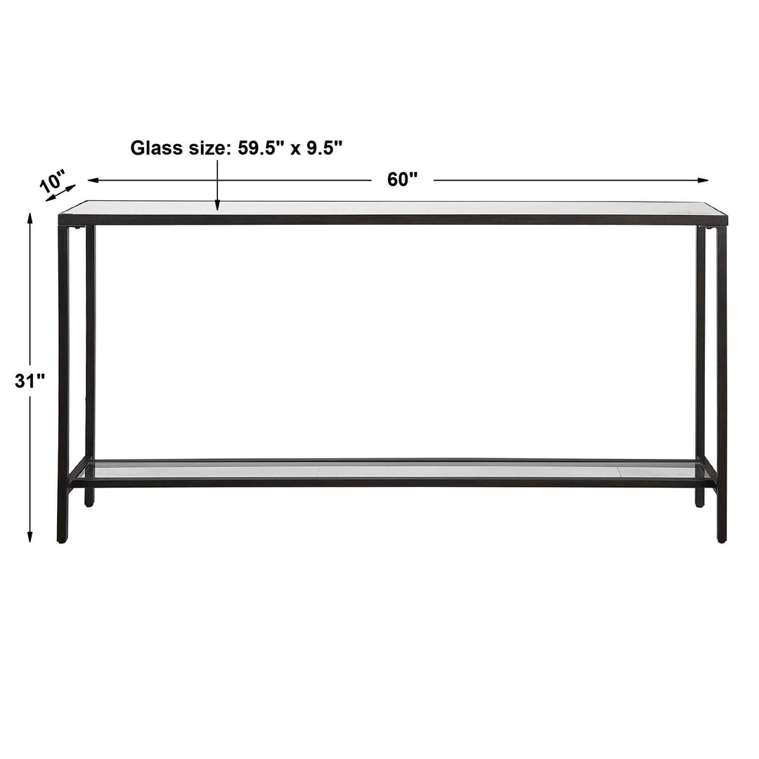 Hayley - Console Table - Black